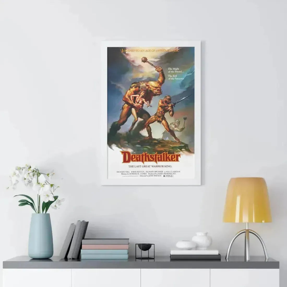 DEATHSTALKER 1983 - Framed Movie Poster - The Sticker Space