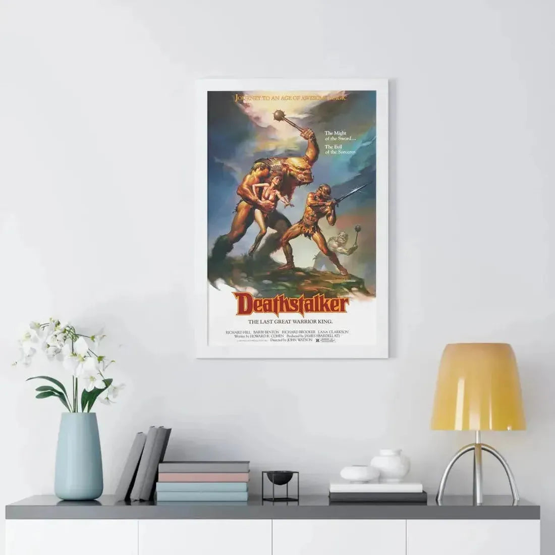 DEATHSTALKER 1983 - Framed Movie Poster - The Sticker Space