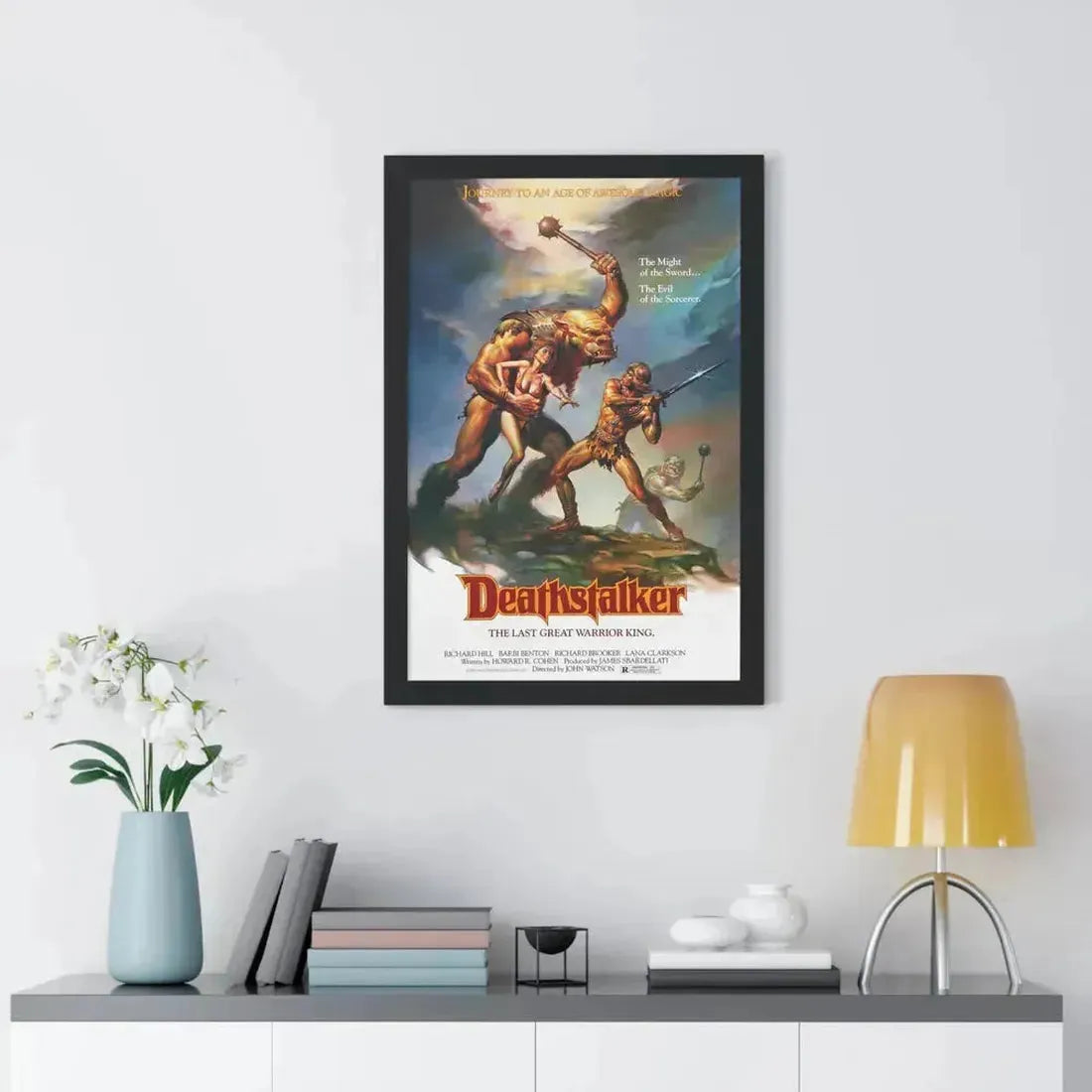 DEATHSTALKER 1983 - Framed Movie Poster - The Sticker Space