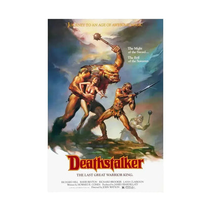 DEATHSTALKER 1983 - Paper Movie Poster - The Sticker Space