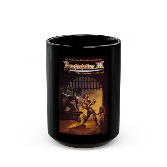 DEATHSTALKER III 1988 Movie Poster - Black Coffee Mug-15oz-The Sticker Space