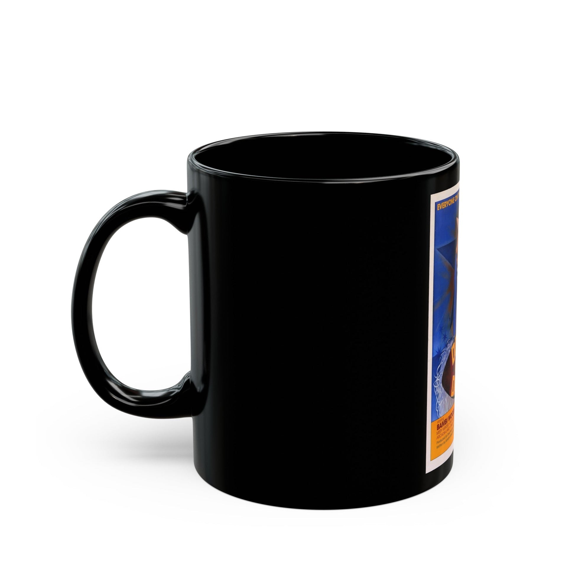 DEBBIE DOES DALLAS 1978 Movie Poster - Black Coffee Mug-The Sticker Space