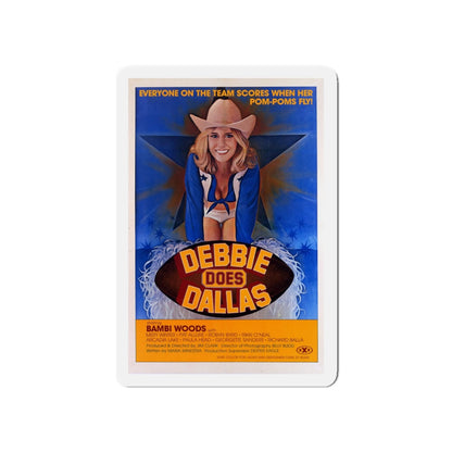 DEBBIE DOES DALLAS 1978 Movie Poster - Die-Cut Magnet-5" x 5"-The Sticker Space