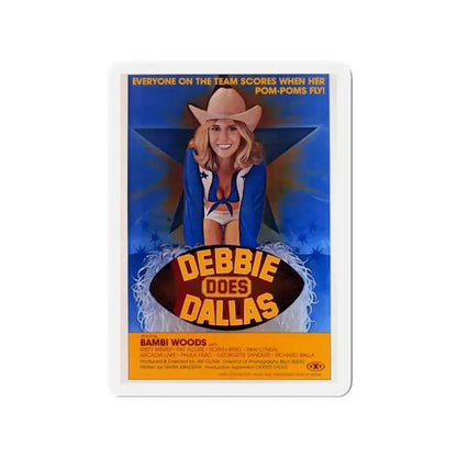 DEBBIE DOES DALLAS 1978 Movie Poster - Refrigerator Magnet 2 Inch - The Sticker Space