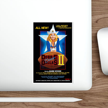 DEBBIE DOES DALLAS 2 1981 Movie Poster STICKER Vinyl Die-Cut Decal-The Sticker Space