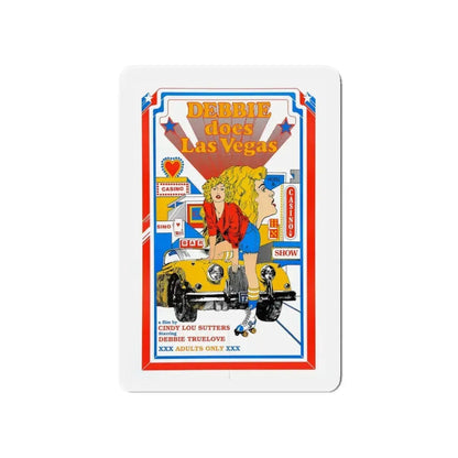 DEBBIE DOES LAS VEGAS 1981 Movie Poster - Refrigerator Magnet 5 Inch - The Sticker Space