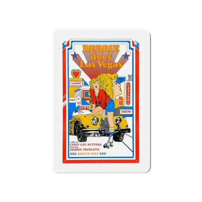 DEBBIE DOES LAS VEGAS 1981 Movie Poster - Refrigerator Magnet - The Sticker Space