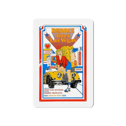 DEBBIE DOES LAS VEGAS 1981 Movie Poster - Refrigerator Magnet - The Sticker Space