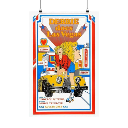 DEBBIE DOES LAS VEGAS 1981 - Paper Movie Poster 16″ x 24″ Matte - The Sticker Space