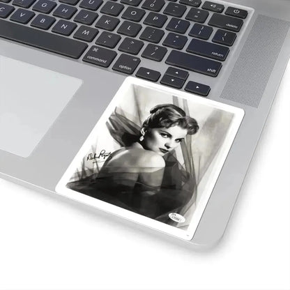 Debra Paget #04 - 8x10 B&W Glamour Portrait Upper Body Bare Shoulders Photo signed 3 (Vintage Female Icon) STICKER Vinyl Kiss-Cut Decal - The Sticker Space