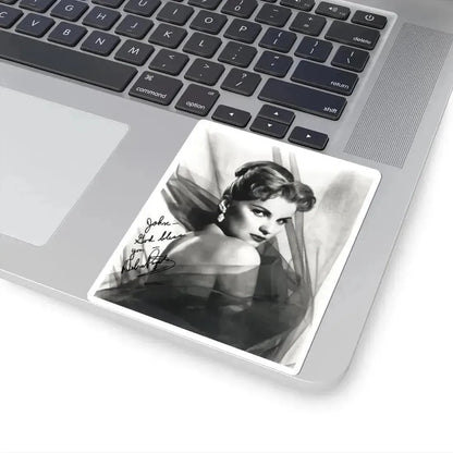 Debra Paget #04 - 8x10 B&W Glamour Portrait Upper Body Bare Shoulders Photo signed (Vintage Female Icon) STICKER Vinyl Kiss-Cut Decal - The Sticker Space