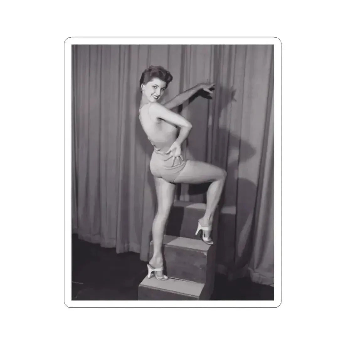 Debra Paget #08 (Vintage Female Icon) STICKER Vinyl Kiss-Cut Decal 2 Inch White - The Sticker Space