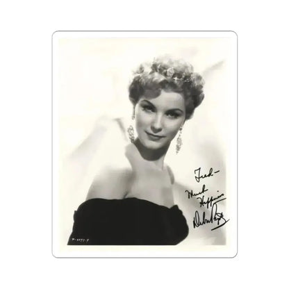 Debra Paget #166 - 8x10 B&W Upper Body Glamour Portrait Late 50's Photo (Vintage Female Icon) STICKER Vinyl Kiss-Cut Decal 2 Inch White - The Sticker Space