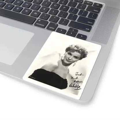 Debra Paget #166 - 8x10 B&W Upper Body Glamour Portrait Late 50's Photo (Vintage Female Icon) STICKER Vinyl Kiss-Cut Decal - The Sticker Space