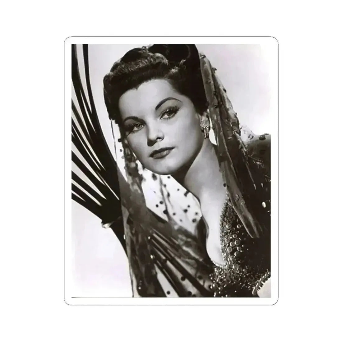 Debra Paget #182 (Vintage Female Icon) STICKER Vinyl Kiss-Cut Decal 3 Inch White - The Sticker Space