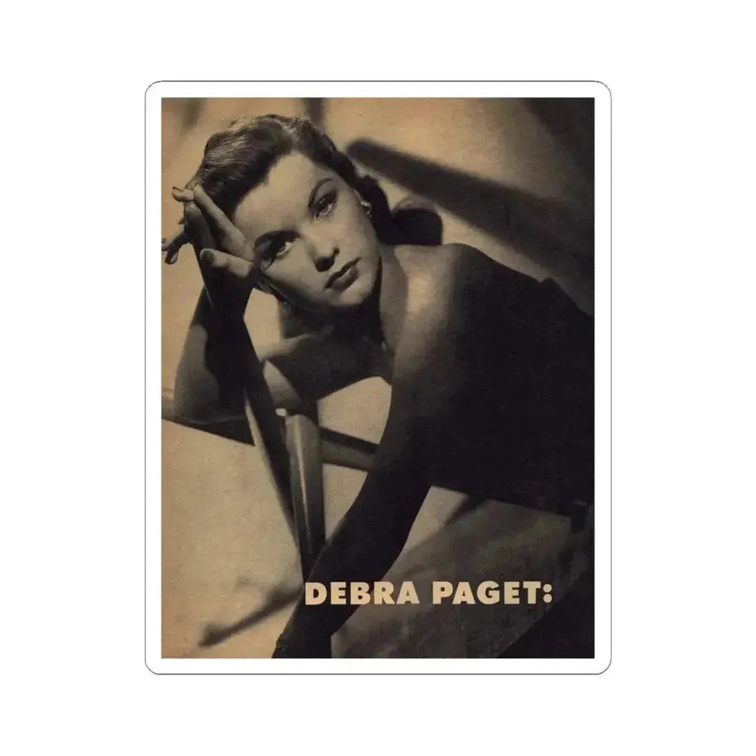Debra Paget #234 (Vintage Female Icon) STICKER Vinyl Kiss-Cut Decal 4 Inch White - The Sticker Space