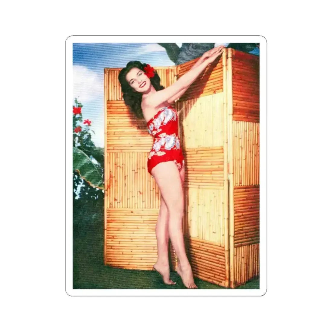 Debra Paget #239 (Vintage Female Icon) STICKER Vinyl Kiss-Cut Decal 3 Inch White - The Sticker Space