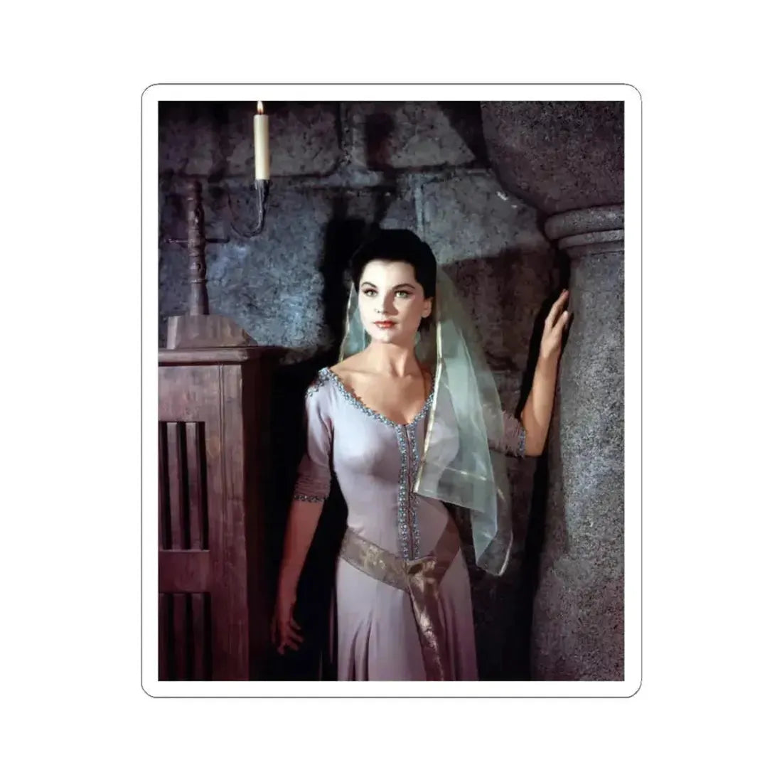 Debra Paget #253 (Vintage Female Icon) STICKER Vinyl Kiss-Cut Decal 4 Inch White - The Sticker Space