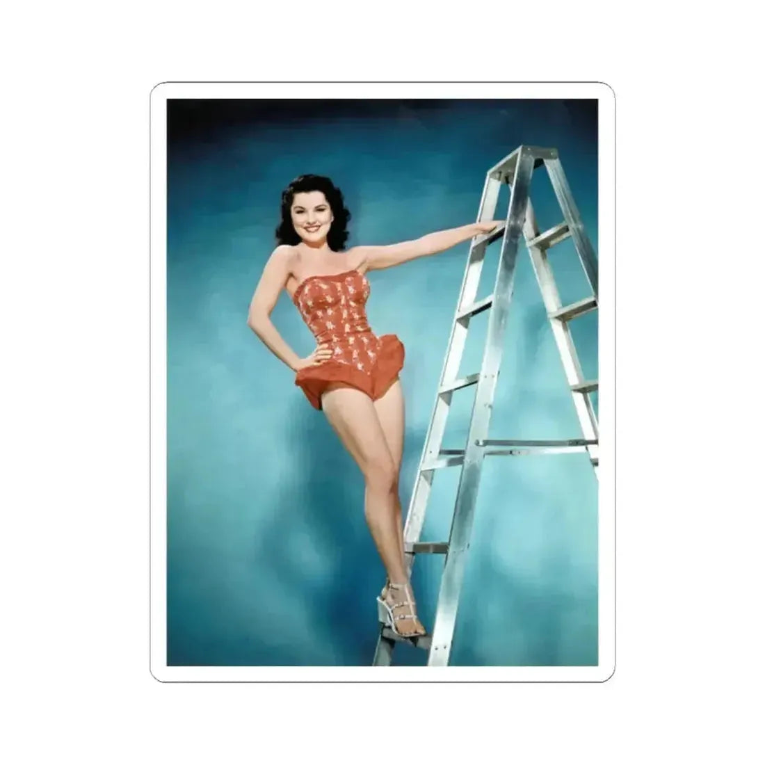 Debra Paget #259 5 (Vintage Female Icon) STICKER Vinyl Kiss-Cut Decal 2 Inch White - The Sticker Space