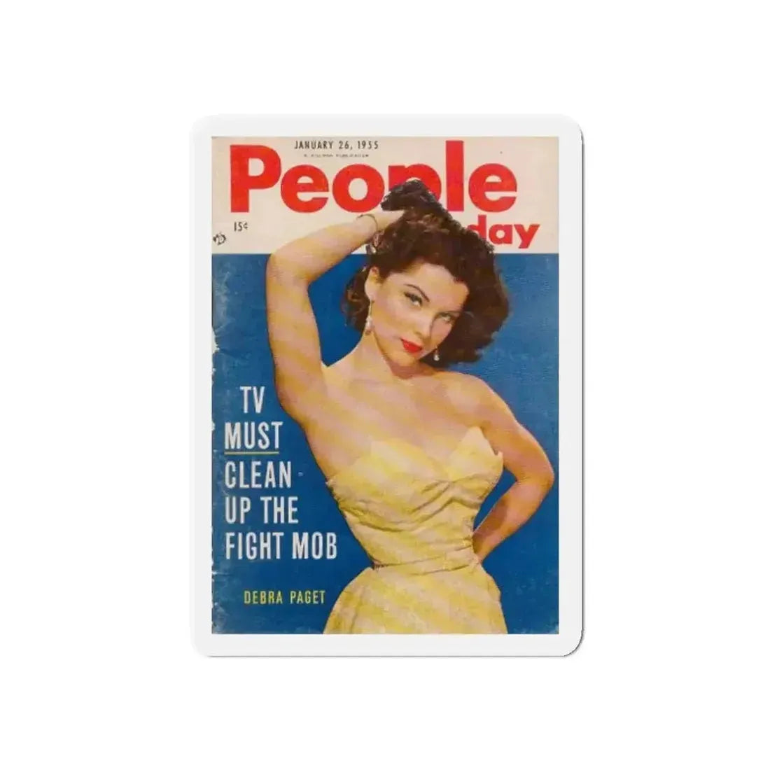 Debra Paget #27 - Mag. Cover (Vintage Female Icon) Refrigerator Magnet - The Sticker Space