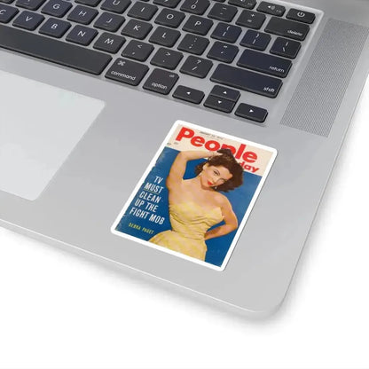 Debra Paget #27 - Mag. Cover (Vintage Female Icon) STICKER Vinyl Kiss-Cut Decal - The Sticker Space