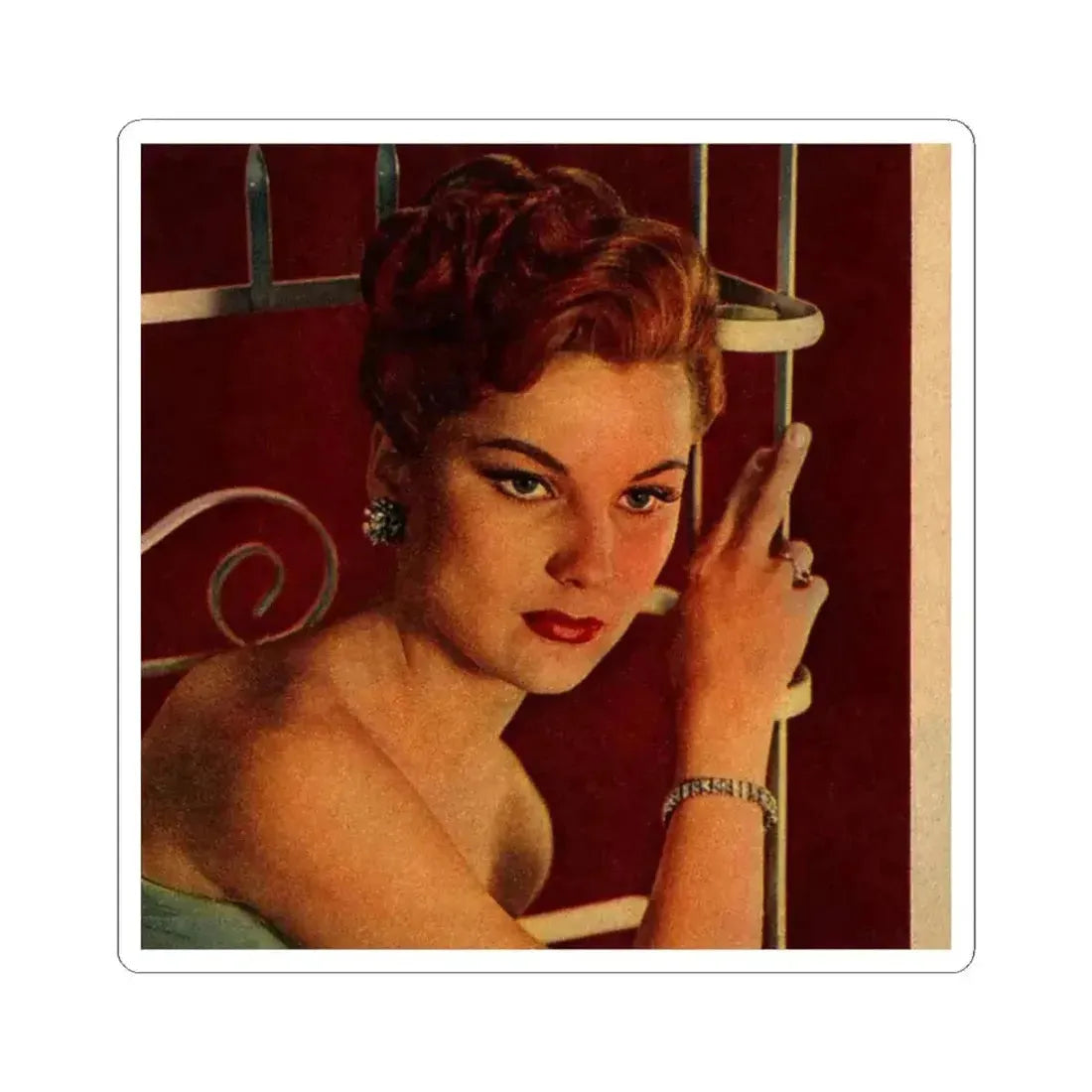 Debra Paget #305 (Vintage Female Icon) STICKER Vinyl Kiss-Cut Decal 3 Inch White - The Sticker Space