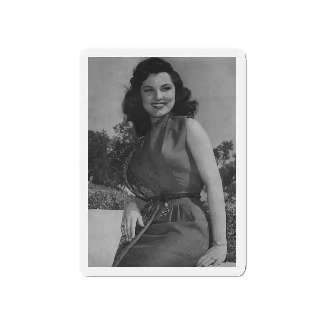 Debra Paget #306 (Vintage Female Icon) Refrigerator Magnet 5 Inch Die-Cut - The Sticker Space