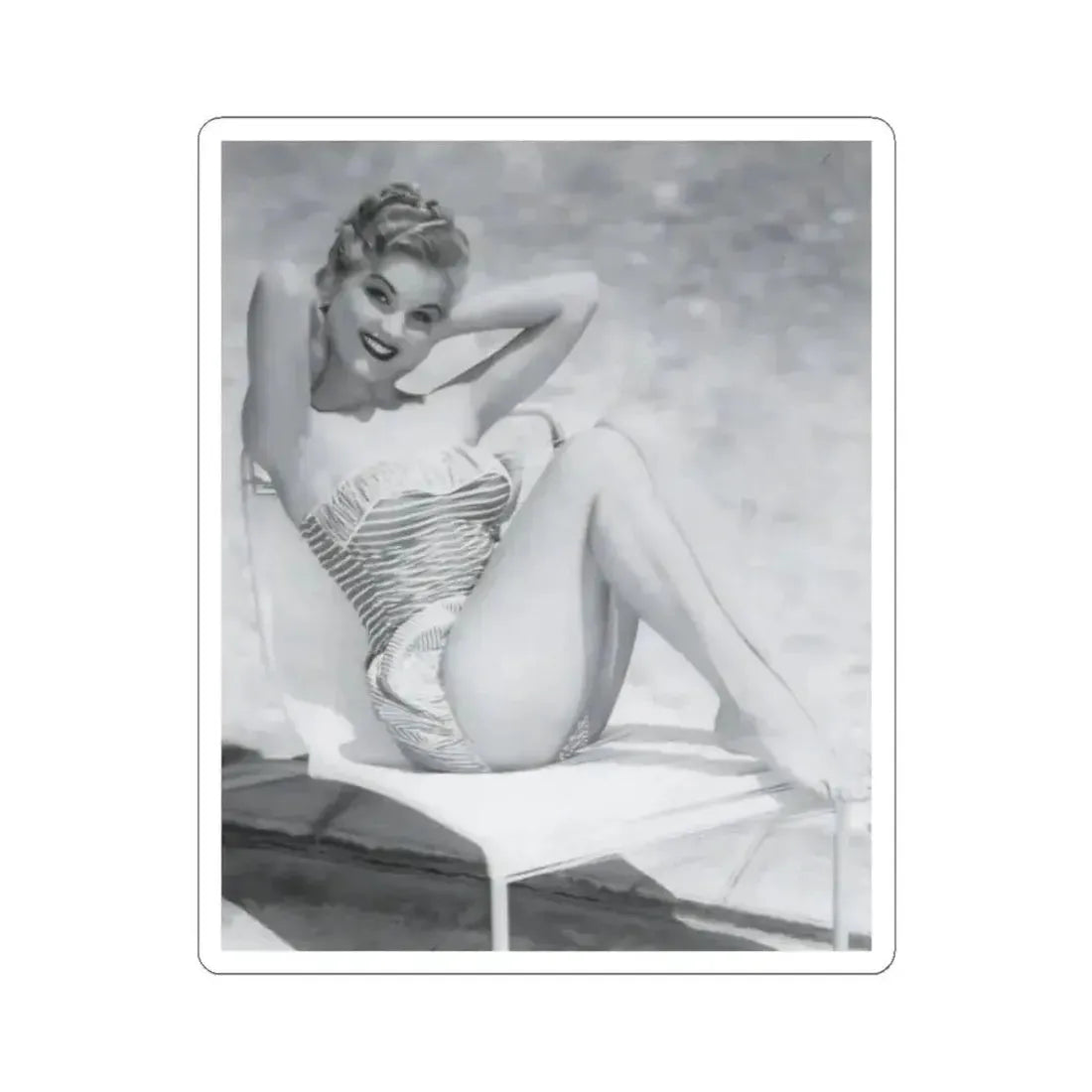 Debra Paget #31 (Vintage Female Icon) STICKER Vinyl Kiss-Cut Decal 3 Inch White - The Sticker Space