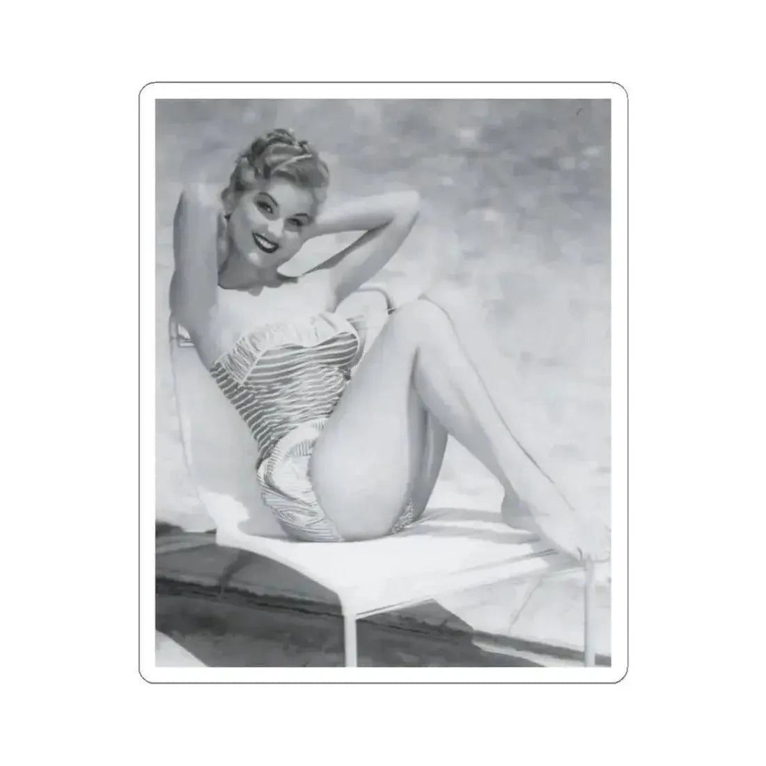 Debra Paget #31 (Vintage Female Icon) STICKER Vinyl Kiss-Cut Decal 4 Inch White - The Sticker Space