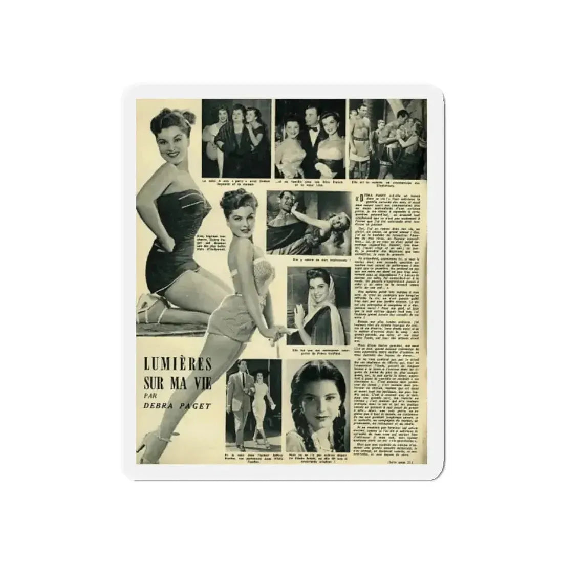 Debra Paget #320 (Vintage Female Icon) Refrigerator Magnet - The Sticker Space