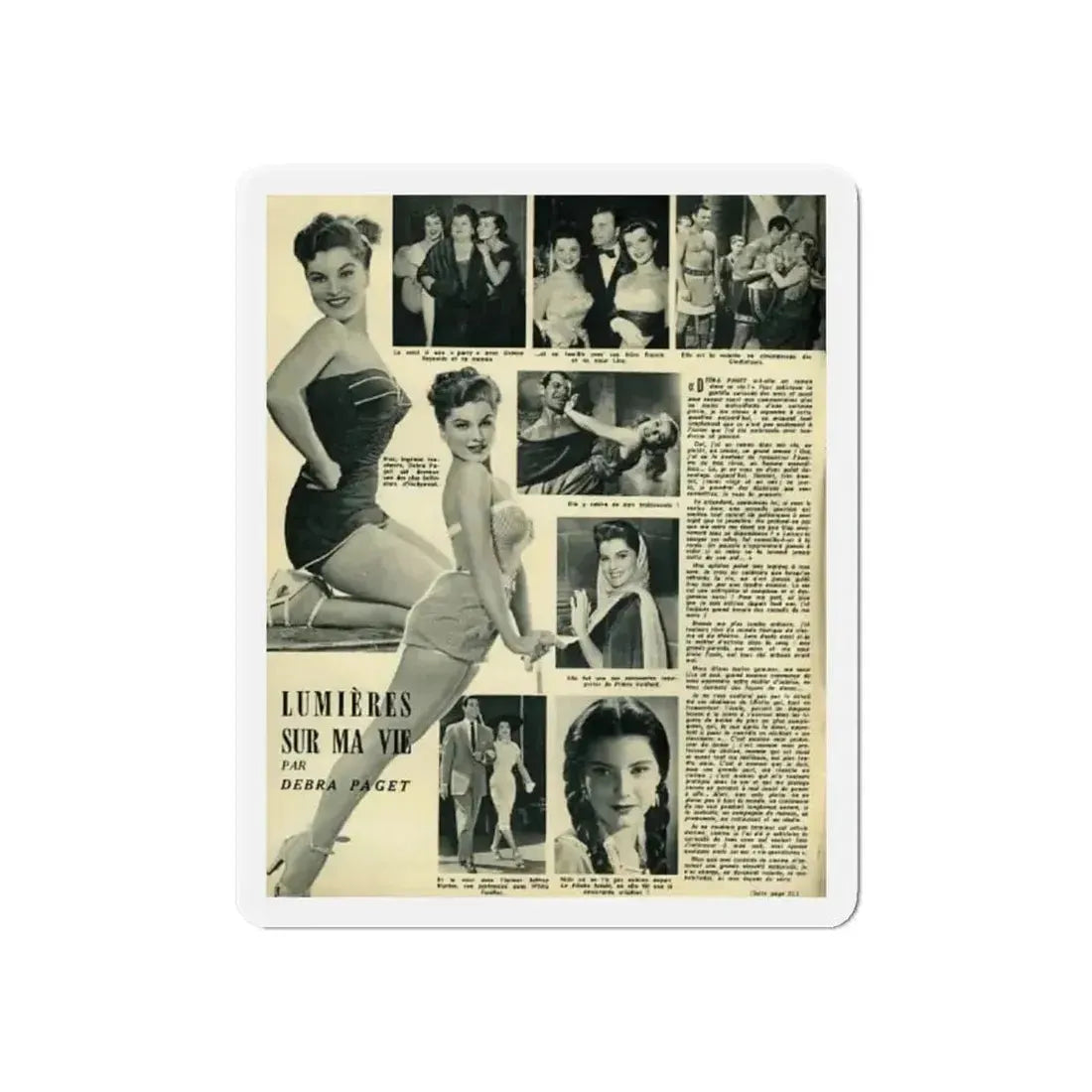 Debra Paget #320 (Vintage Female Icon) Refrigerator Magnet - The Sticker Space