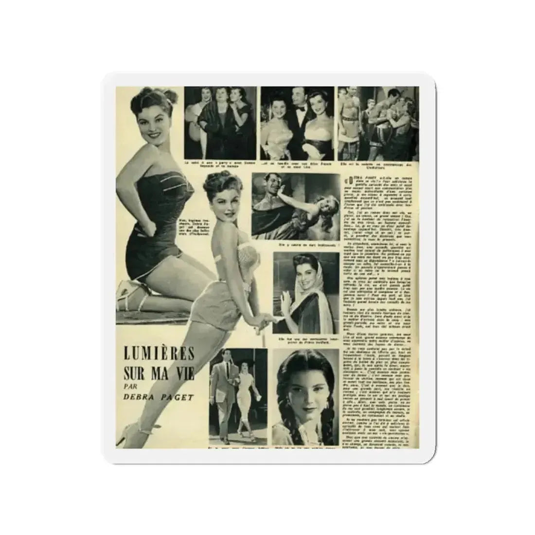 Debra Paget #320 (Vintage Female Icon) Refrigerator Magnet - The Sticker Space