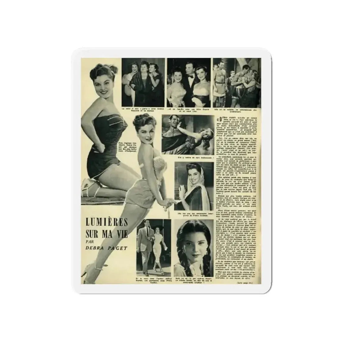 Debra Paget #320 (Vintage Female Icon) Refrigerator Magnet - The Sticker Space