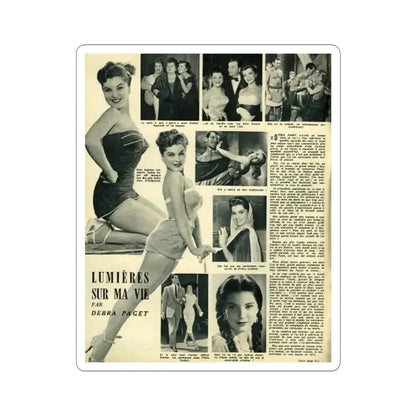 Debra Paget #320 (Vintage Female Icon) STICKER Vinyl Kiss-Cut Decal 3 Inch White - The Sticker Space