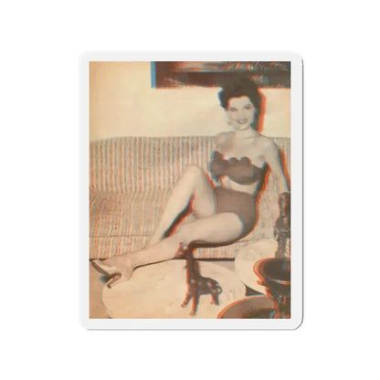 Debra Paget #325 (Vintage Female Icon) Refrigerator Magnet 2 Inch Die-Cut - The Sticker Space