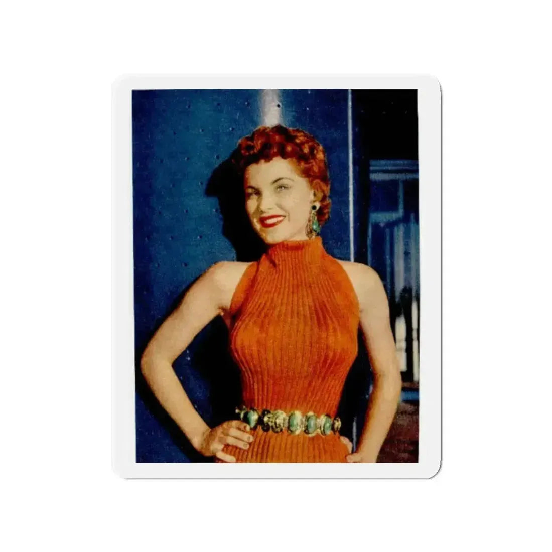 Debra Paget #337 (Vintage Female Icon) Refrigerator Magnet 2 Inch Die-Cut - The Sticker Space