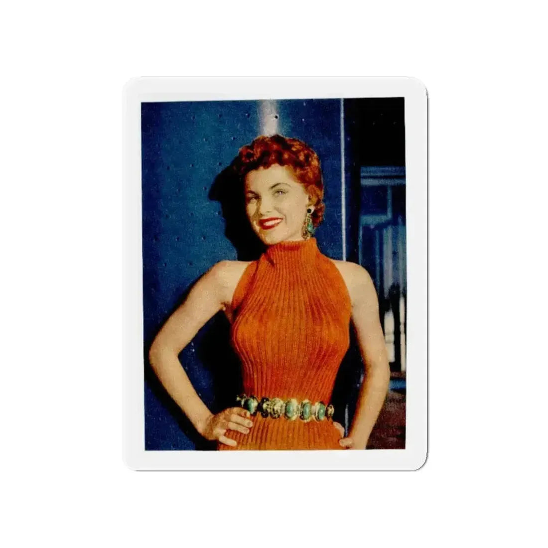 Debra Paget #337 (Vintage Female Icon) Refrigerator Magnet 4 Inch Die-Cut - The Sticker Space