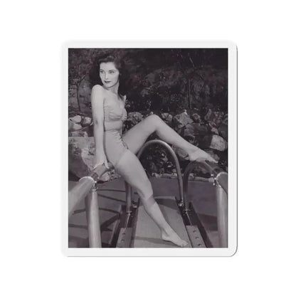 Debra Paget #356 (Vintage Female Icon) Refrigerator Magnet 3 Inch Die-Cut - The Sticker Space