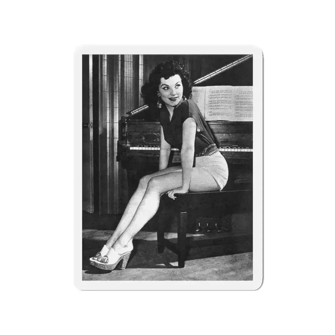 Debra Paget #363 (Vintage Female Icon) Refrigerator Magnet 3 Inch Die-Cut - The Sticker Space