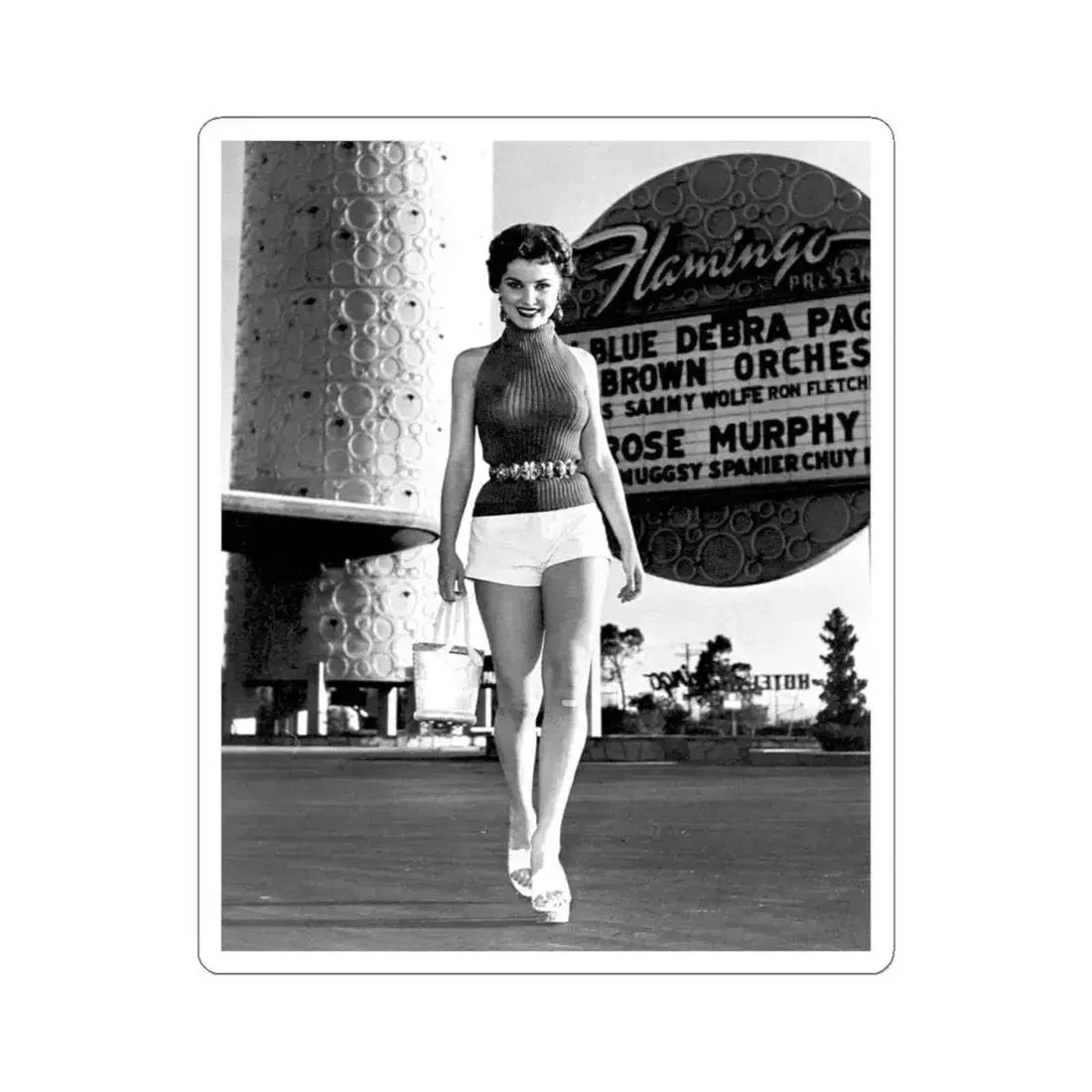 Debra Paget #371 (Vintage Female Icon) STICKER Vinyl Kiss-Cut Decal 4 Inch White - The Sticker Space