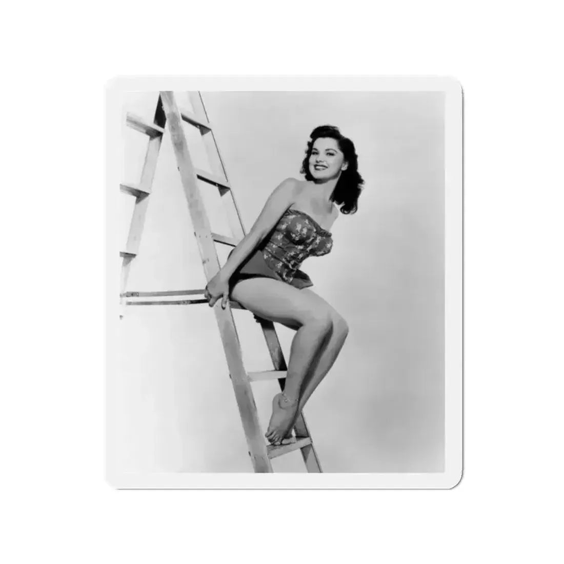 Debra Paget #377 3 (Vintage Female Icon) Refrigerator Magnet 2 Inch Die-Cut - The Sticker Space