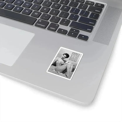 Debra Paget #441 - B&W Mag. Scan (Vintage Female Icon) STICKER Vinyl Kiss-Cut Decal - The Sticker Space