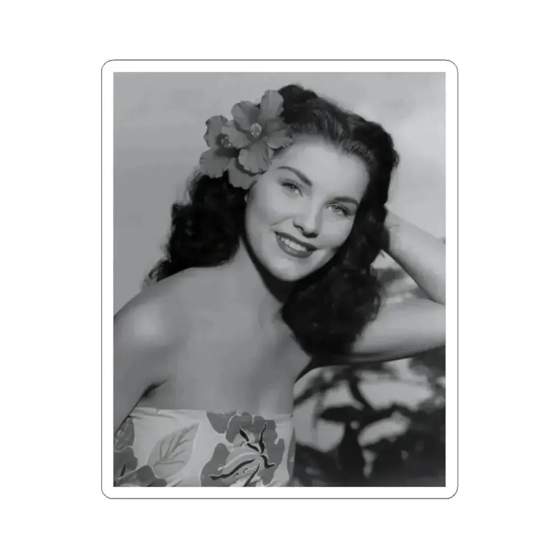 Debra Paget #49 1 (Vintage Female Icon) STICKER Vinyl Kiss-Cut Decal 3 Inch White - The Sticker Space