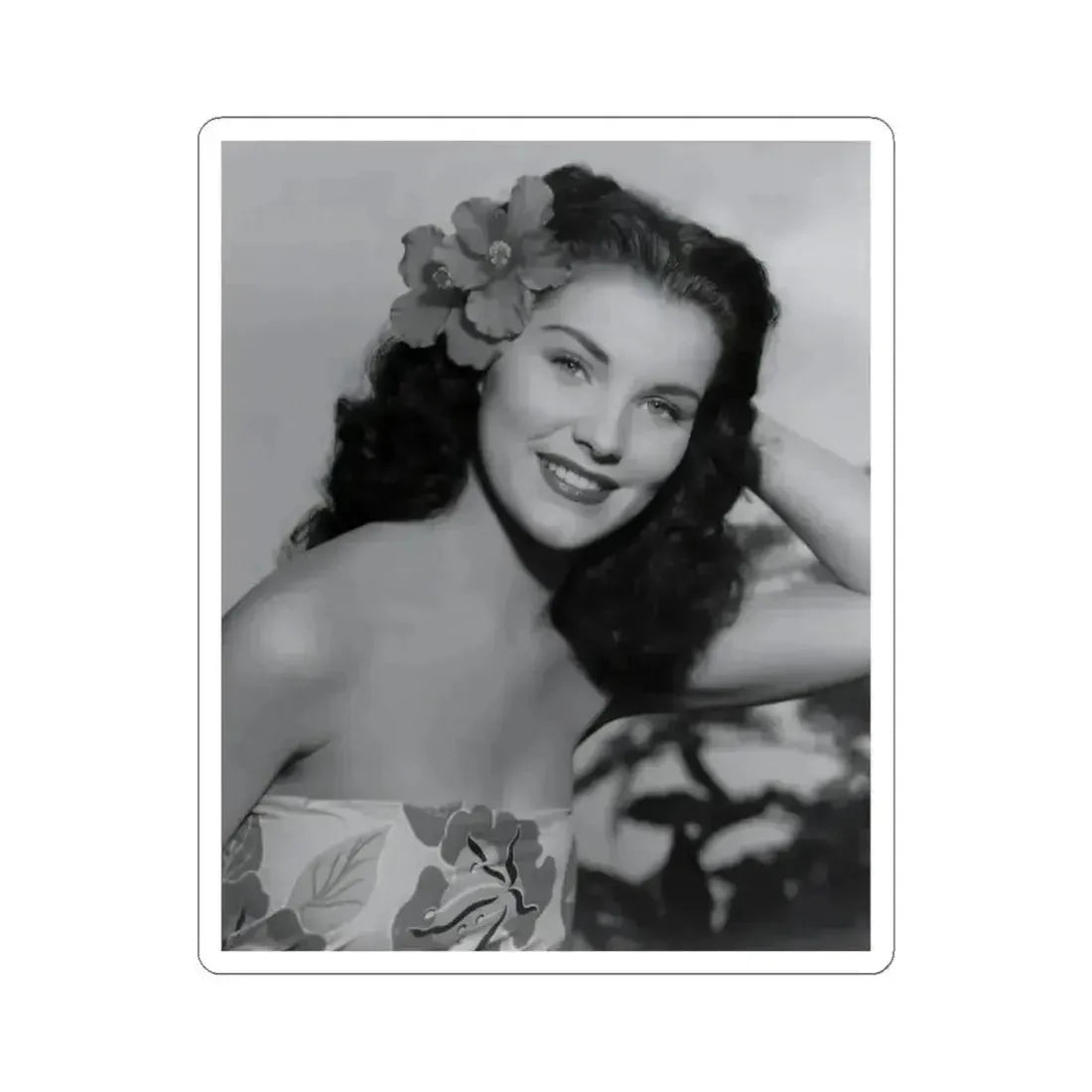 Debra Paget #49 1 (Vintage Female Icon) STICKER Vinyl Kiss-Cut Decal 4 Inch White - The Sticker Space