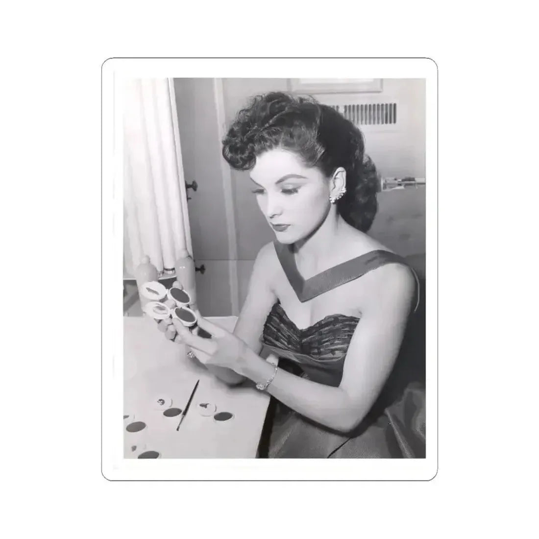 Debra Paget #492 (Vintage Female Icon) STICKER Vinyl Kiss-Cut Decal 3 Inch White - The Sticker Space