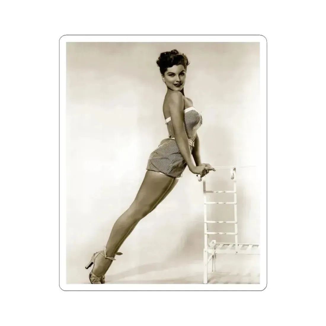 Debra Paget #499 (Vintage Female Icon) STICKER Vinyl Kiss-Cut Decal 6 Inch White - The Sticker Space