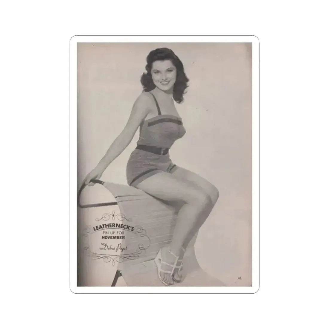 Debra Paget #504 (Vintage Female Icon) STICKER Vinyl Kiss-Cut Decal 2 Inch White - The Sticker Space