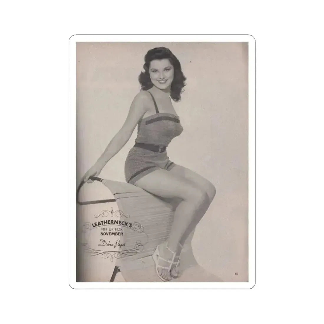 Debra Paget #504 (Vintage Female Icon) STICKER Vinyl Kiss-Cut Decal 3 Inch White - The Sticker Space