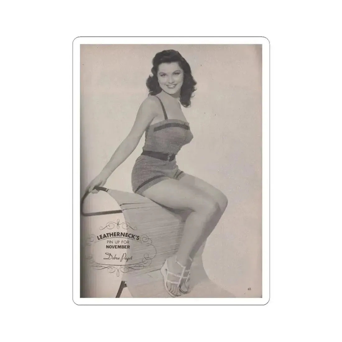 Debra Paget #504 (Vintage Female Icon) STICKER Vinyl Kiss-Cut Decal 6 Inch White - The Sticker Space