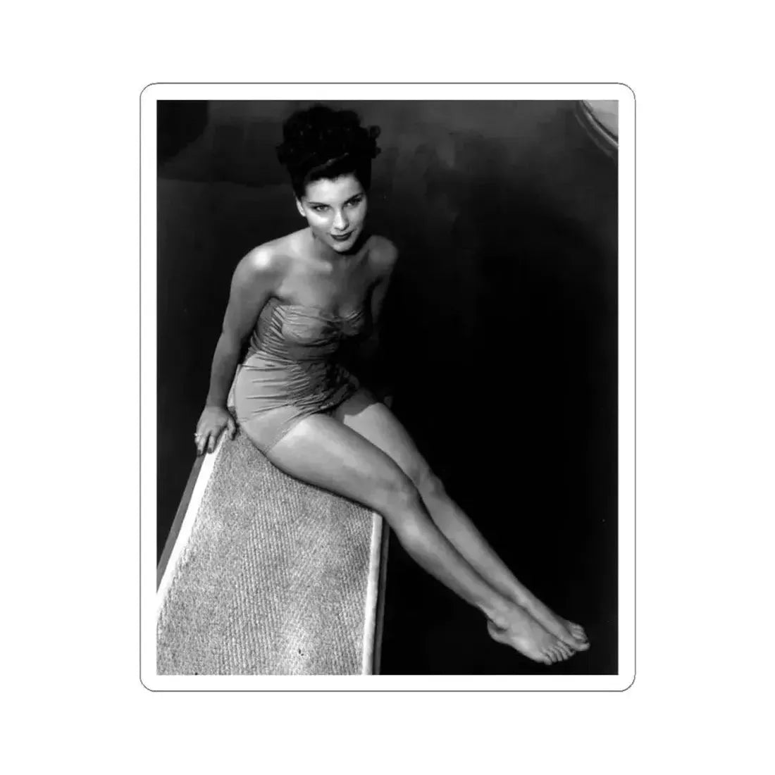 Debra Paget #510 (Vintage Female Icon) STICKER Vinyl Kiss-Cut Decal 4 Inch White - The Sticker Space